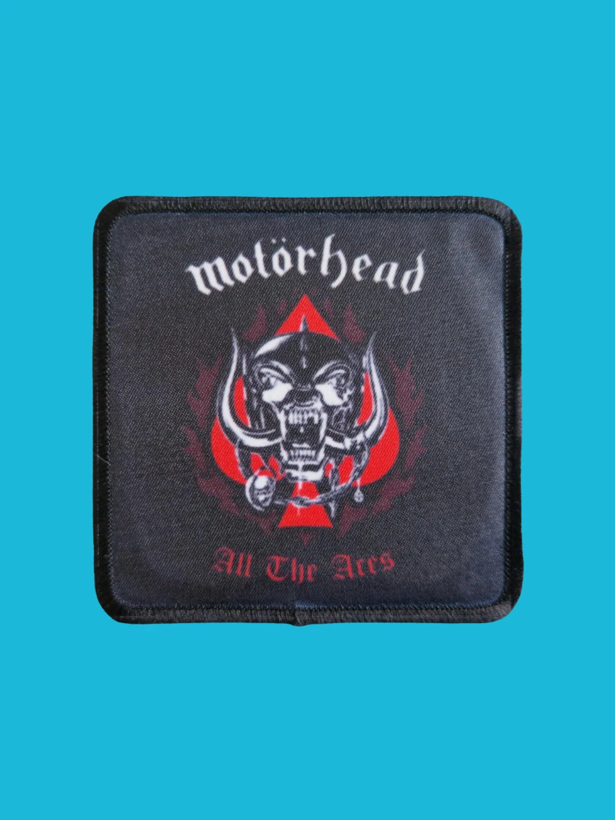 Patch Motörhead - All The Aces - Imprimé - Carré de 7,5 x 7,5 centimètres